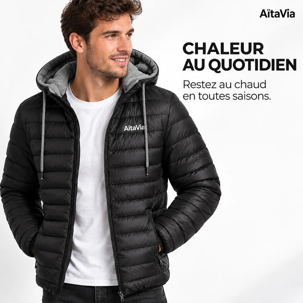 Hiverno – Veste Matelassée à Capuche