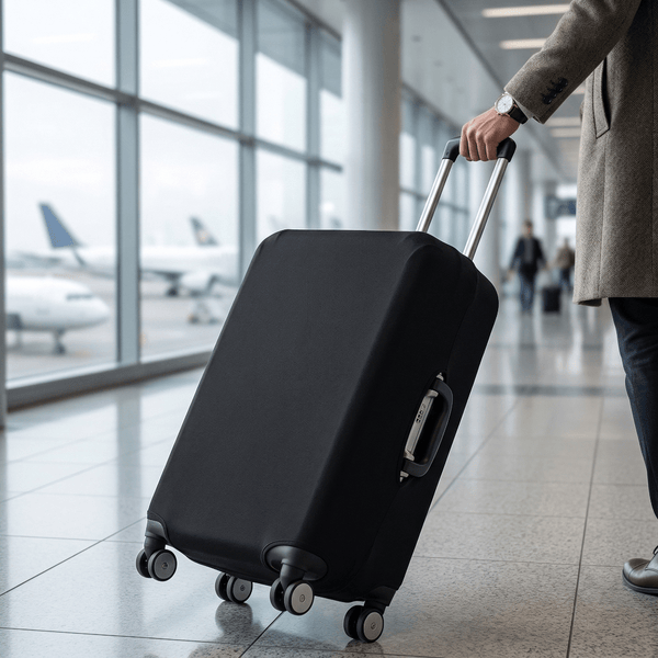 Housse Protection Valise Voyage Rouge Brique - | AïtaVia