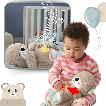 Peluche Loutre Apaisante - Sons Apaisants et Hypoallergénique
