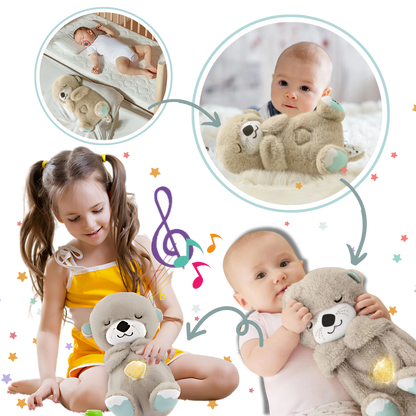 Peluche Loutre Apaisante - Sons Apaisants et Hypoallergénique