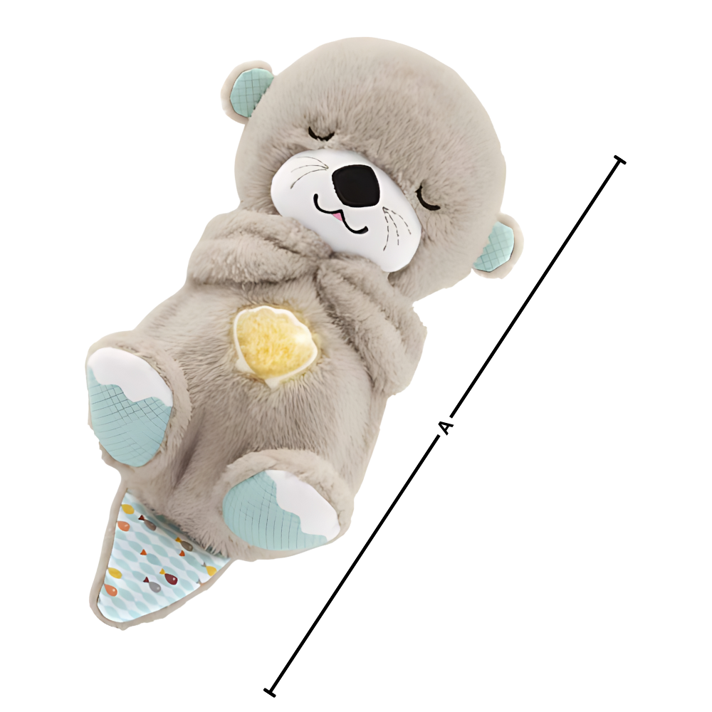 Peluche Loutre Apaisante - Sons Apaisants et Hypoallergénique