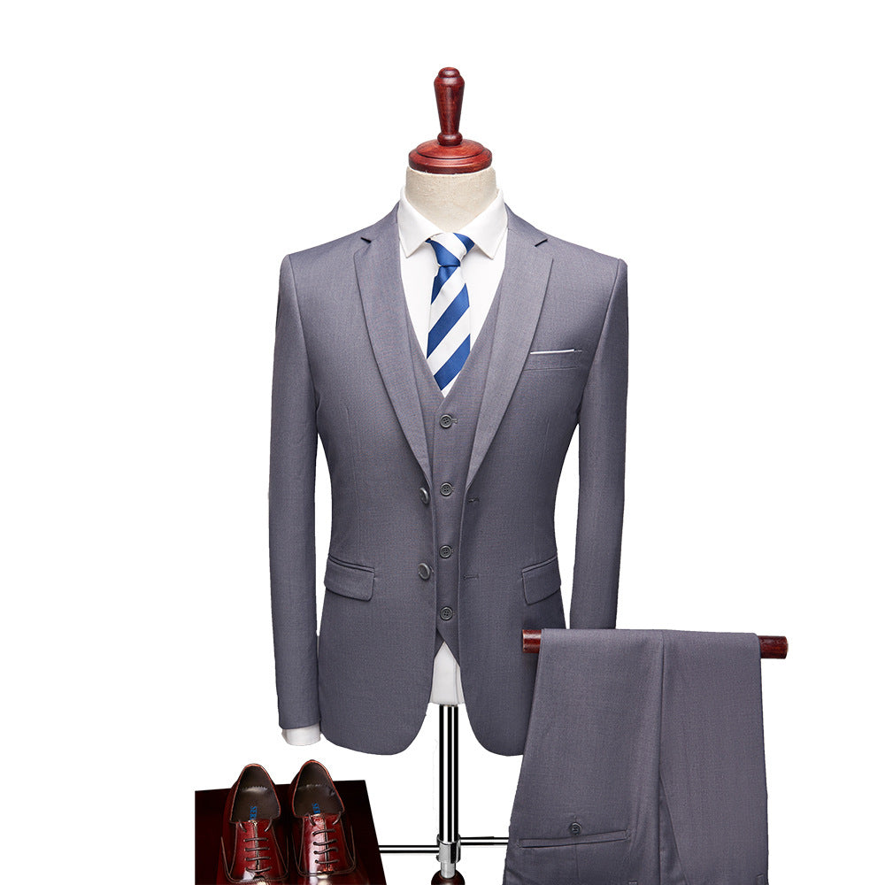 Ensemble Costume 3 Pièces Formel pour Homme Élégant