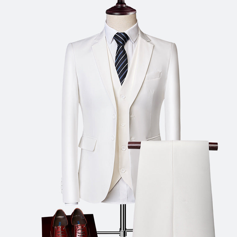 Ensemble Costume 3 Pièces Formel pour Homme Élégant