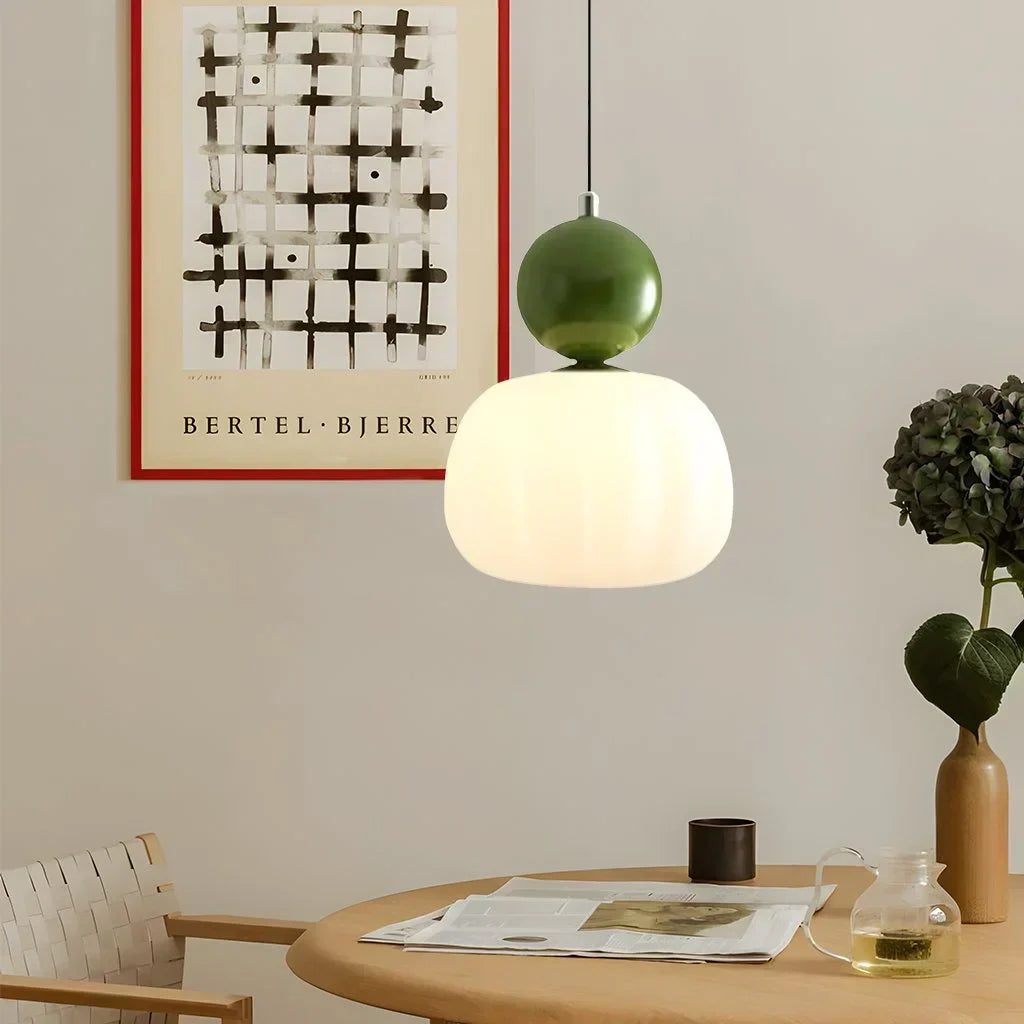 Lampe Pendentif Art déco - Crème, Design Bauhaus