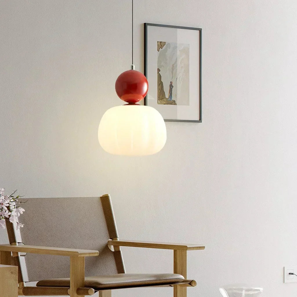 Lampe Pendentif Art déco - Crème, Design Bauhaus