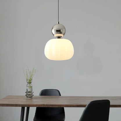 Lampe Pendentif Art déco - Crème, Design Bauhaus