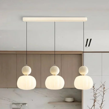 Lampe Pendentif Art déco - Crème, Design Bauhaus