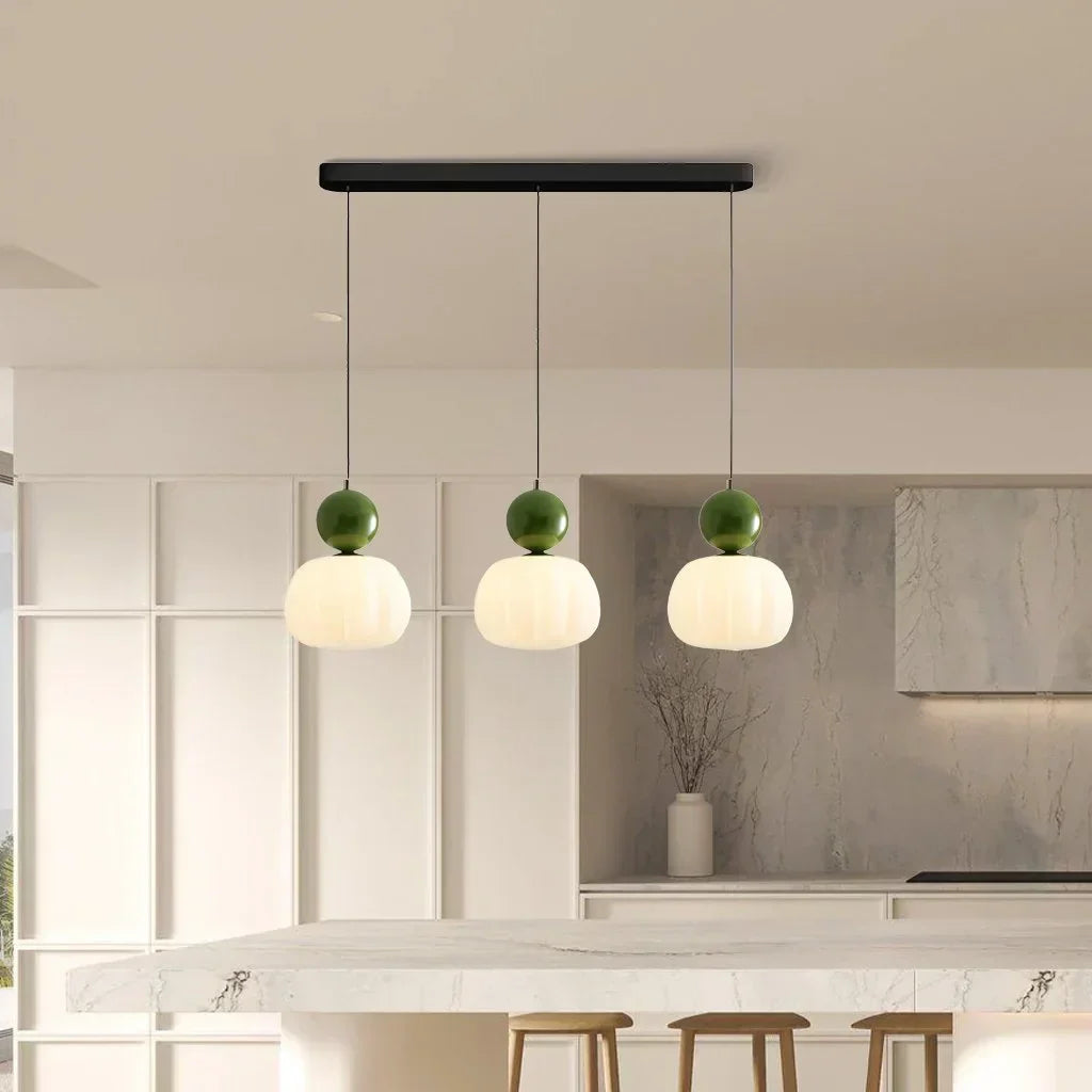 Lampe Pendentif Art déco - Crème, Design Bauhaus