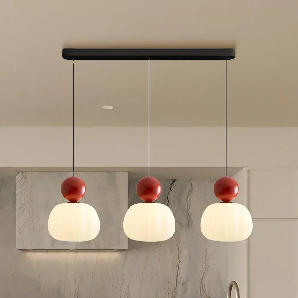 Lampe Pendentif Art déco - Crème, Design Bauhaus