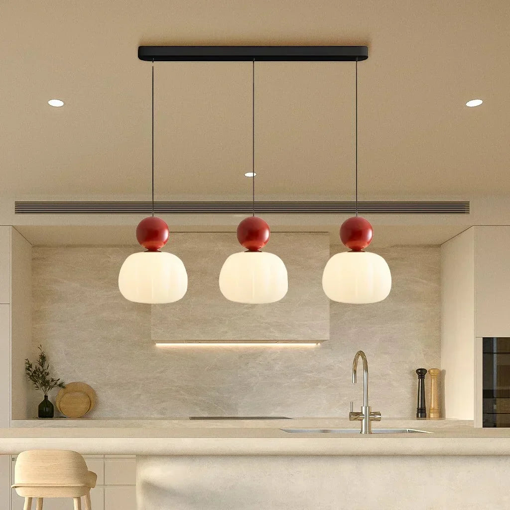 Lampe Pendentif Art déco - Crème, Design Bauhaus