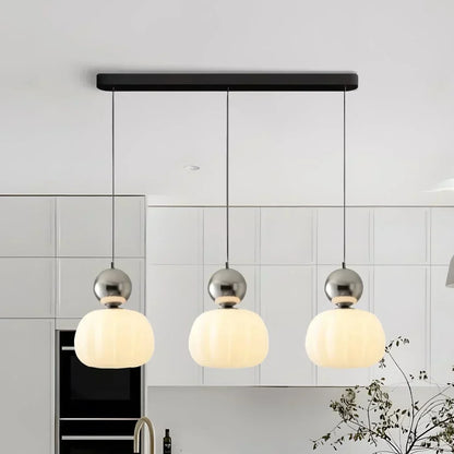 Lampe Pendentif Art déco - Crème, Design Bauhaus