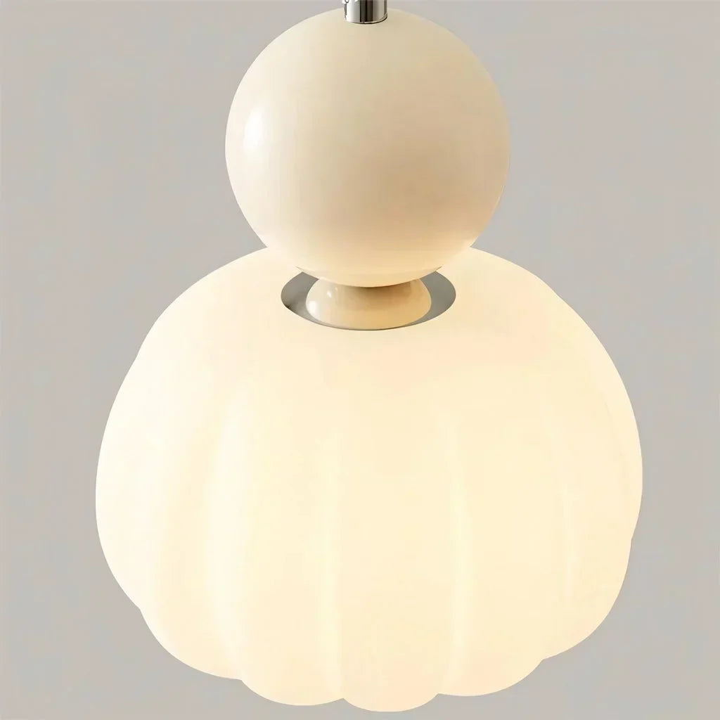 Lampe Pendentif Art déco - Crème, Design Bauhaus