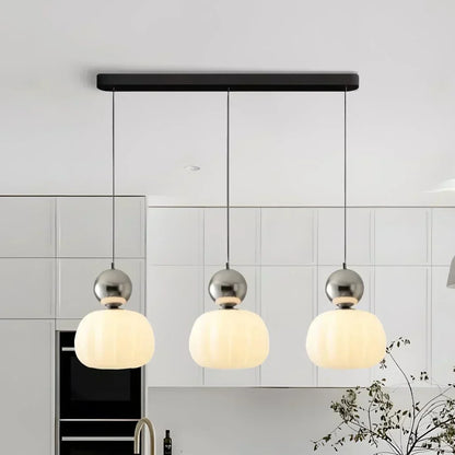 Lampe Pendentif Art déco - Crème, Design Bauhaus