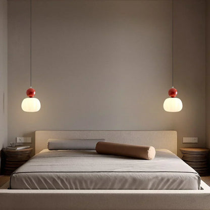 Lampe Pendentif Art déco - Crème, Design Bauhaus