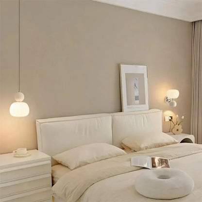 Lampe Pendentif Art déco - Crème, Design Bauhaus