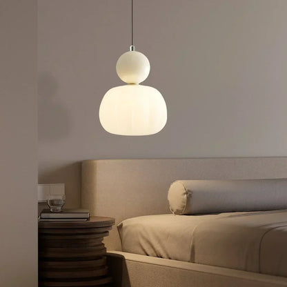Lampe Pendentif Art déco - Crème, Design Bauhaus