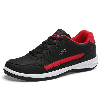 Baskets homme en cuir à lacets, confortables et respirantes