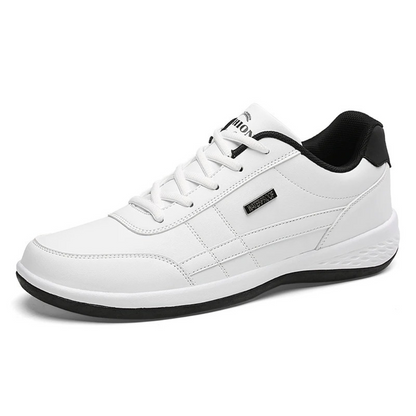 Baskets homme en cuir à lacets, confortables et respirantes