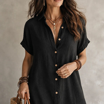 Linara – Robe Chemise Midi Femme