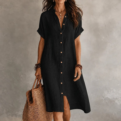 Linara – Robe Chemise Midi Femme