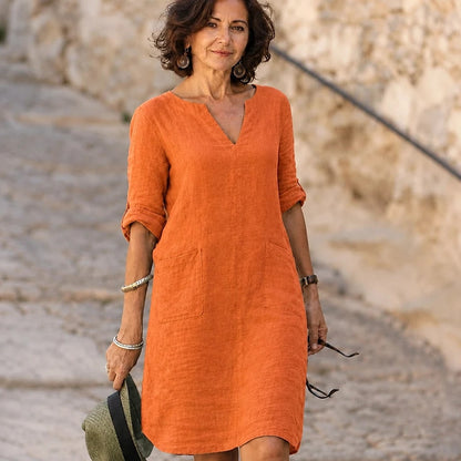 Linèva – Robe Longue en Lin