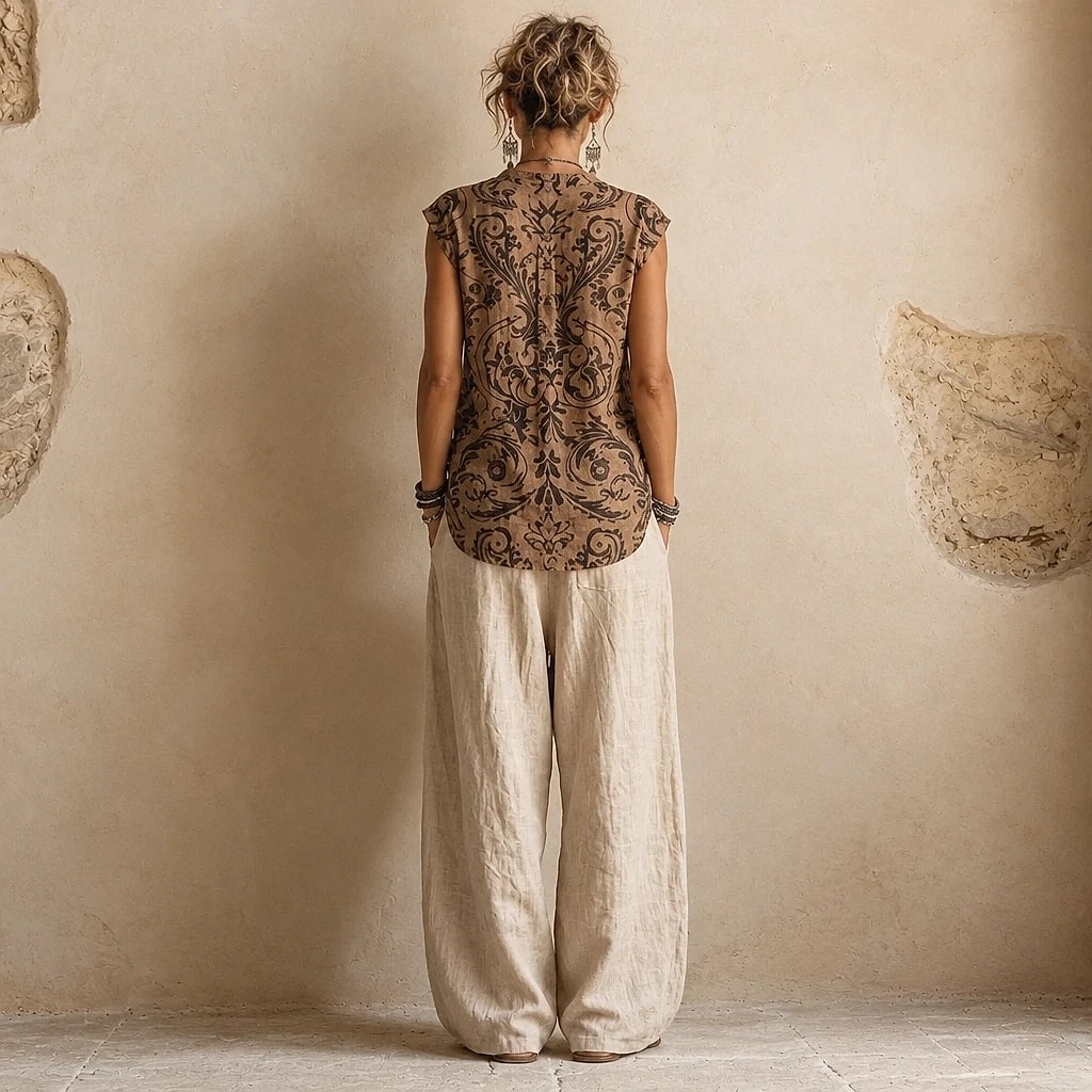 Lïnova – Ensemble 3 Pièces Bohème Lin