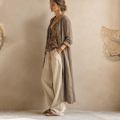 Lïnova – Ensemble 3 Pièces Bohème Lin