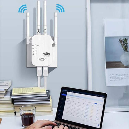 Répéteur WiFi extérieur double bande 2,4 et 5 GHz longue portée