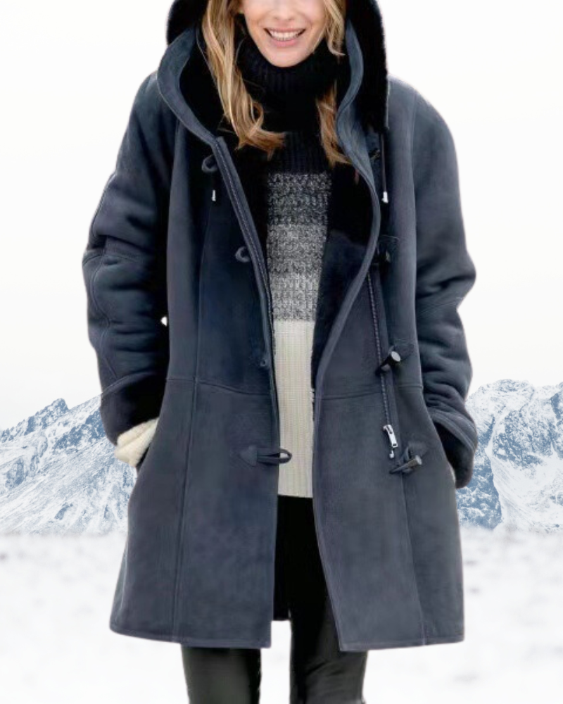 Manteau Duffle Long à Capuche pour Femme – Élégance & Chaleur Hivernale Optimale
