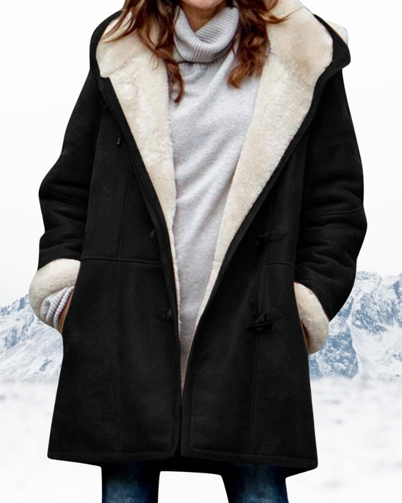 Manteau Duffle Long à Capuche pour Femme – Élégance & Chaleur Hivernale Optimale
