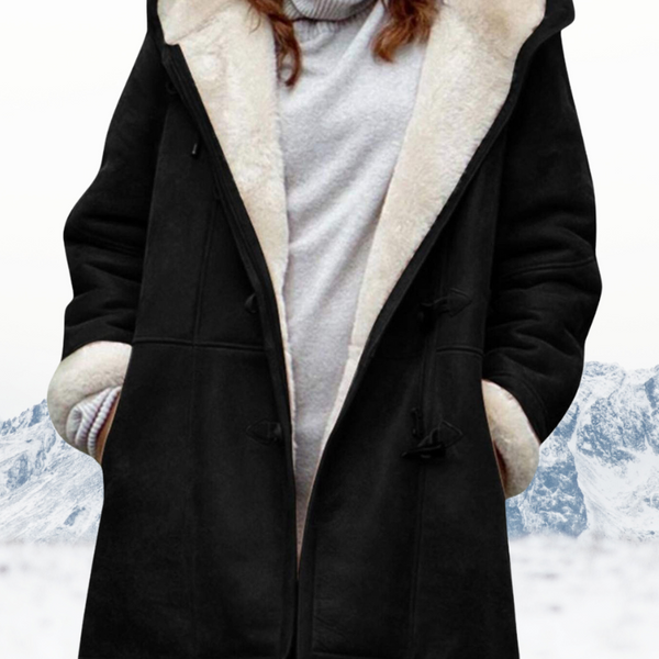 Manteau Duffle Long à Capuche pour Femme – Élégance & Chaleur Hivernale Optimale