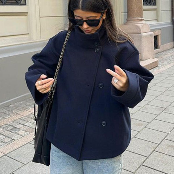 Manteau Femme Double Boutonnage - Chic et Confort