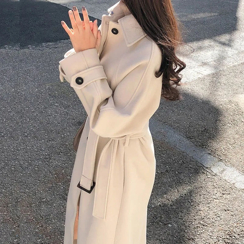 Manteau Long Femme - Élégance pour l'Hiver