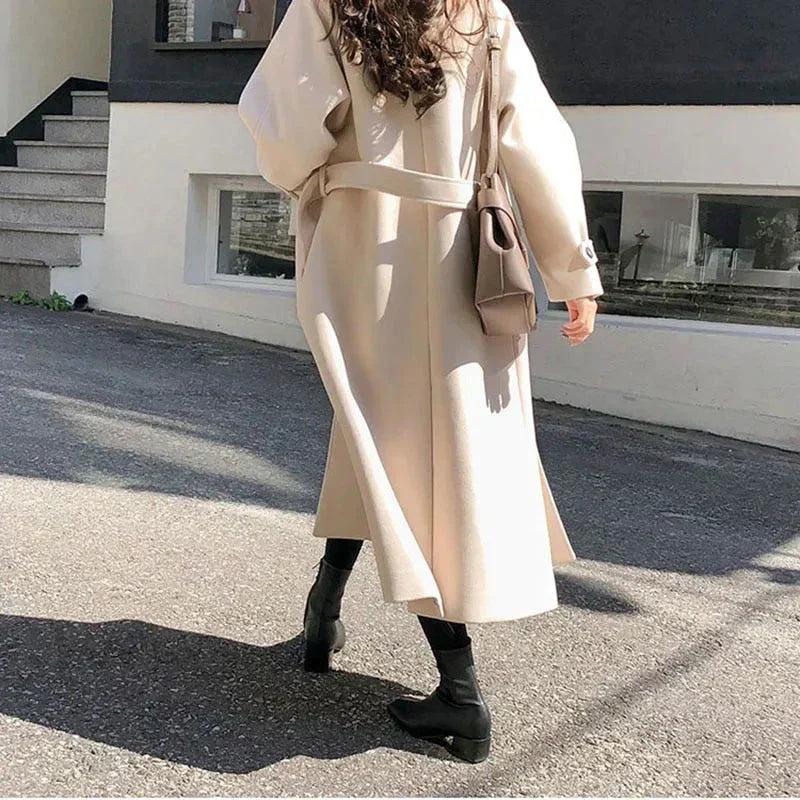 Manteau Long Femme - Élégance pour l'Hiver