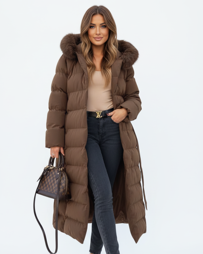 Manteau Long Hiver Femme – Élégance et Chaleur Déperlante