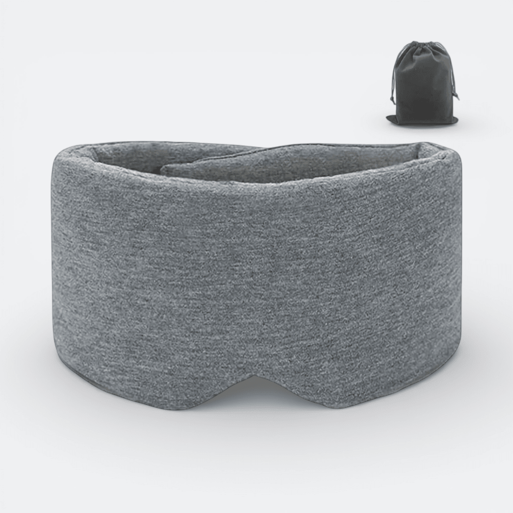 Masque de Sommeil Occultant Gris Neutre - | AïtaVia