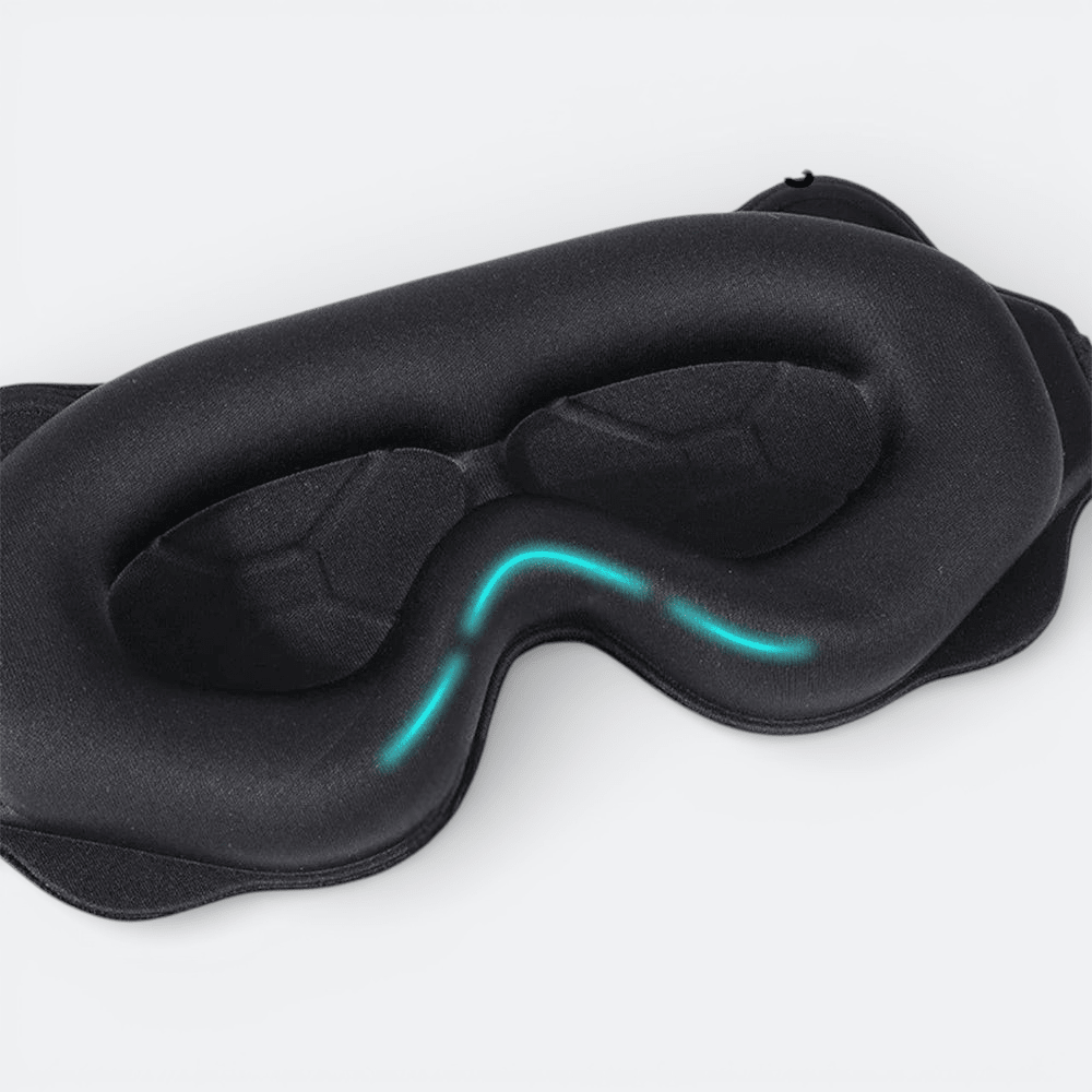 Masque de Sommeil Rembourré Brun Cuivré - | AïtaVia