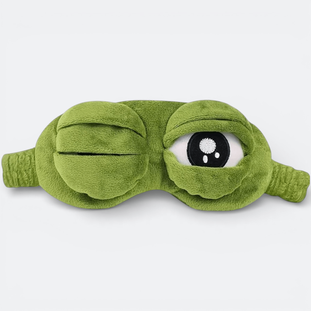 Masque de Sommeil Rigolo Vert Chartreuse - | AïtaVia