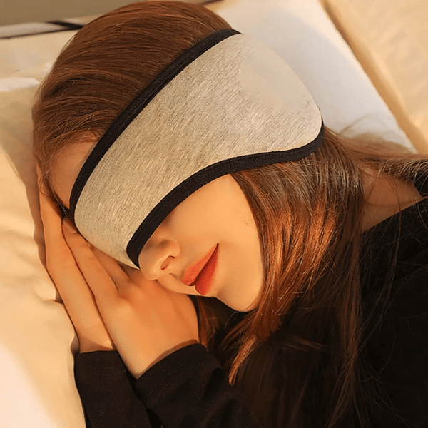 Masque Sommeil Anti Bruit Noir Charbon - | AïtaVia