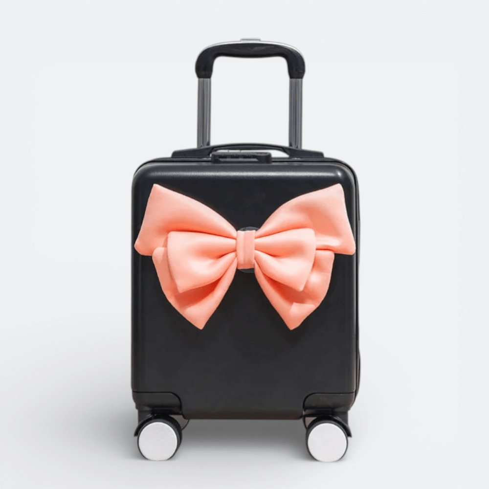 Mini Valise à Roulettes Noir Profond - | AïtaVia