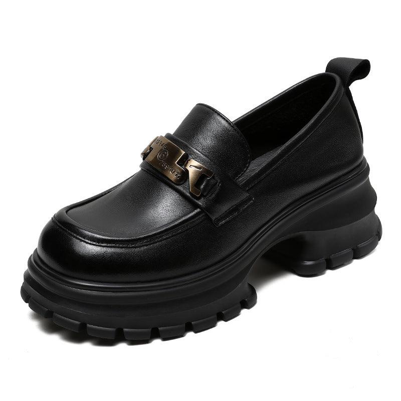 Mocassins Femme - | Plateforme et Chaîne Moderne
