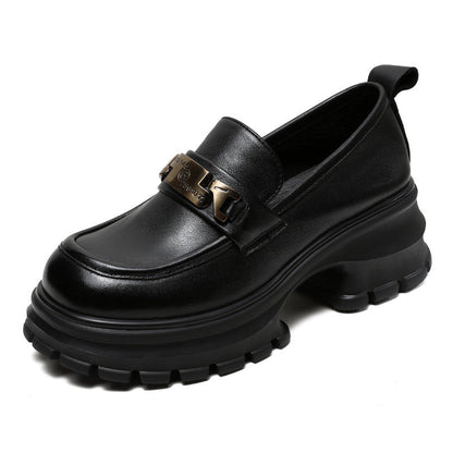 Mocassins Femme - | Plateforme et Chaîne Moderne