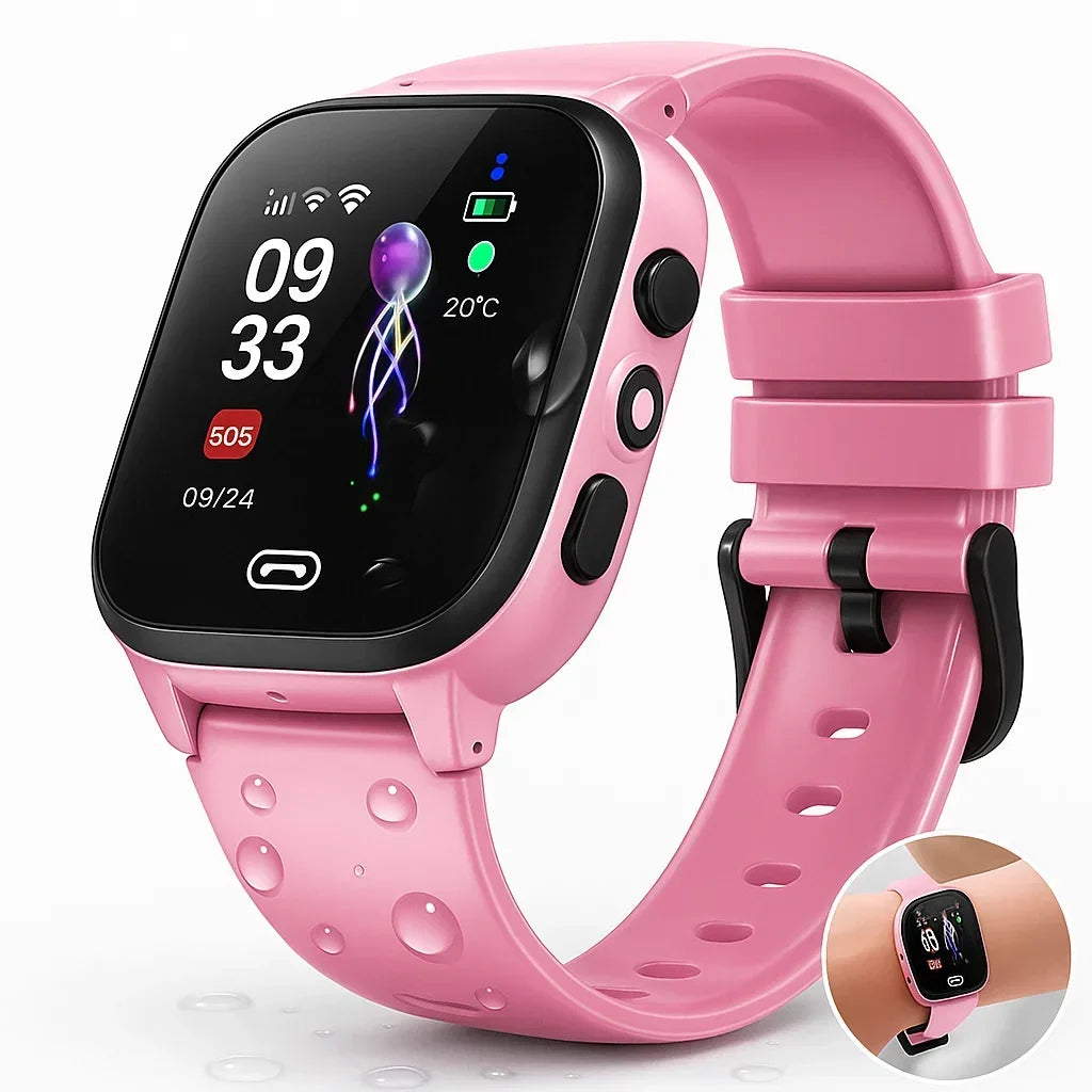 Montre Connectée GPS pour Enfants avec Appel Vidéo