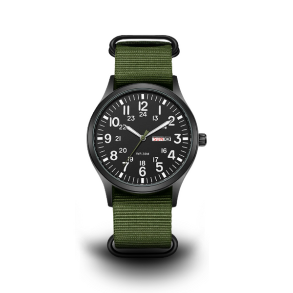 Montre Militaire Étanche - Style Tactique avec Cadran Lumineux