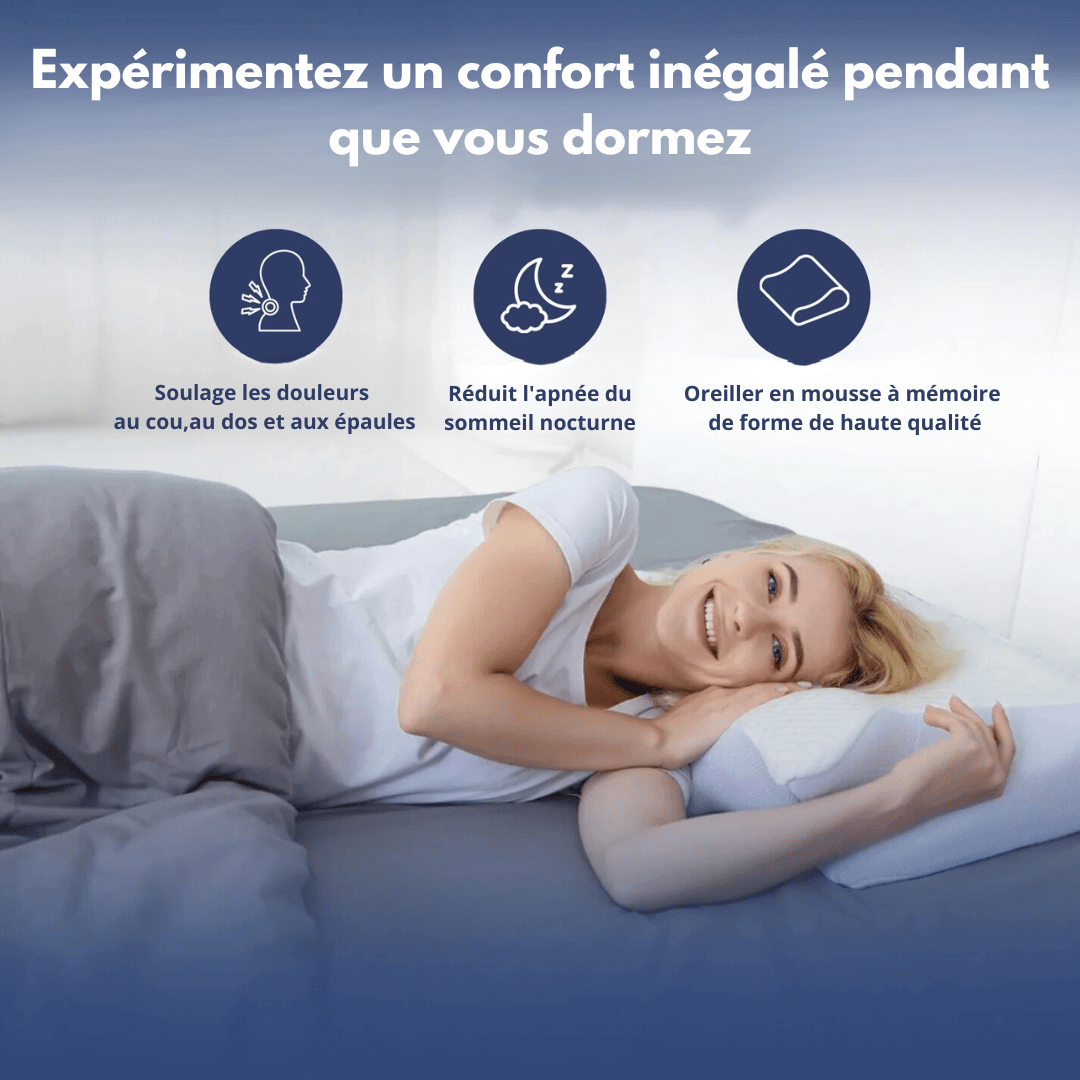 Oreiller Orthopédique Sérénium - Confort et Support Ergonomique
