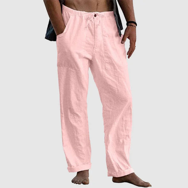 Pantalon Décontracté Homme Cordon de Serrage - Style Confortable Été