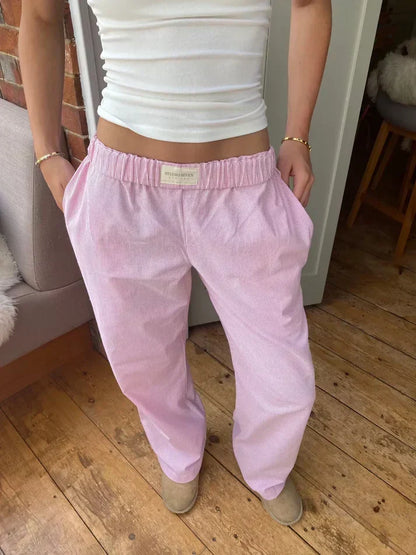 Pantalon Décontracté à Rayures pour Femmes: Confort & Style