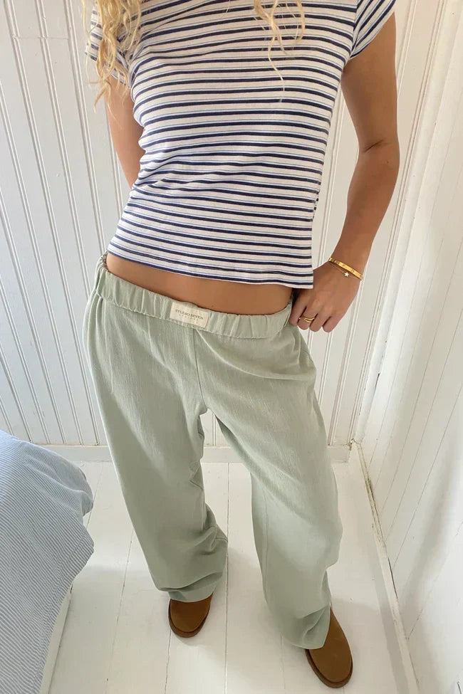 Pantalon Décontracté à Rayures pour Femmes: Confort & Style