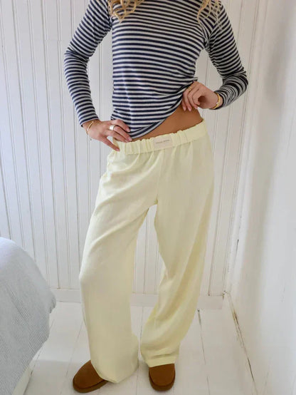 Pantalon Décontracté à Rayures pour Femmes: Confort & Style