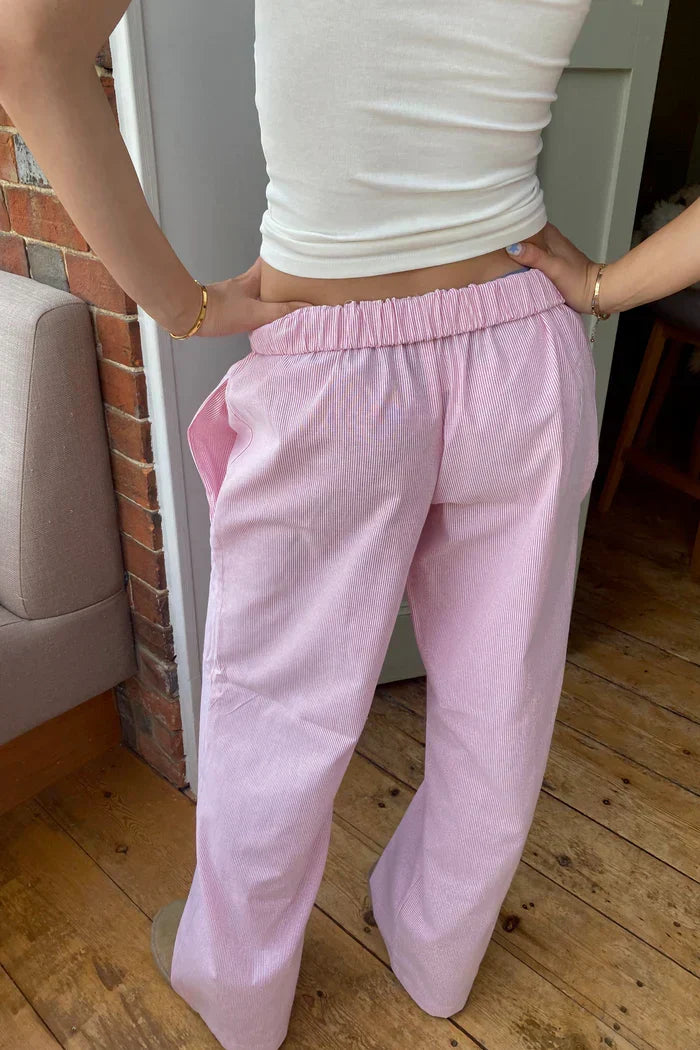 Pantalon Décontracté à Rayures pour Femmes: Confort & Style